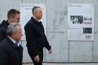 Prezydent Karol Nawrocki na otwarciu strzelnicy sportowej w Bogutach-Piankach