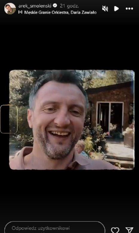 M jak miłość nowy sezon. Bartek (Arkadiusz Smoleński) na planie