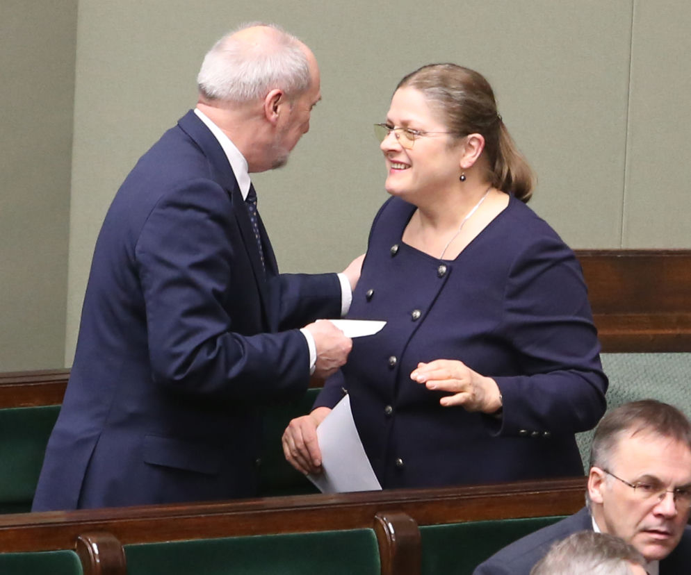 Antoni Macierewicz i Krystyna Pawłowicz