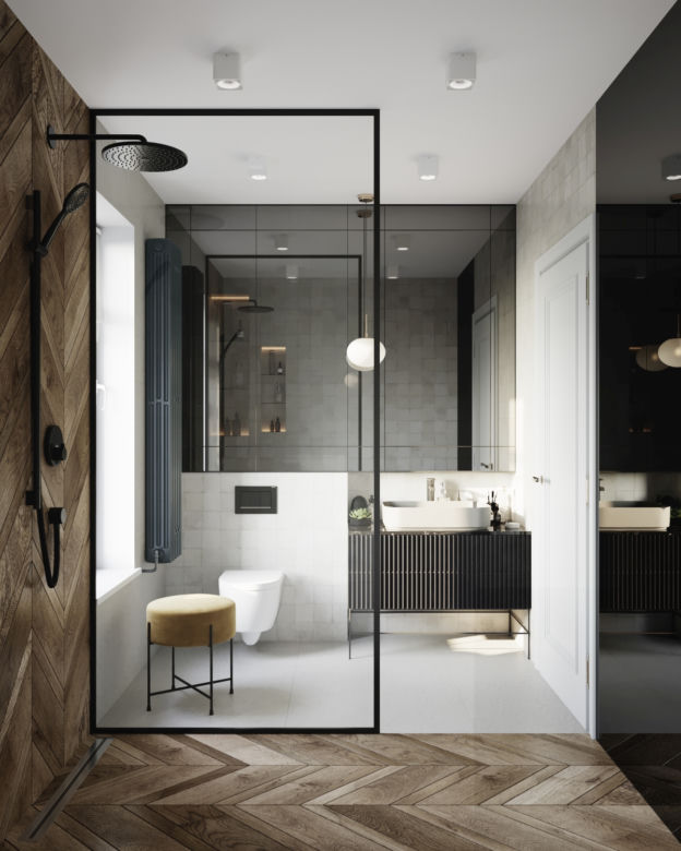 Vintage loft – projekt domu w Warszawie