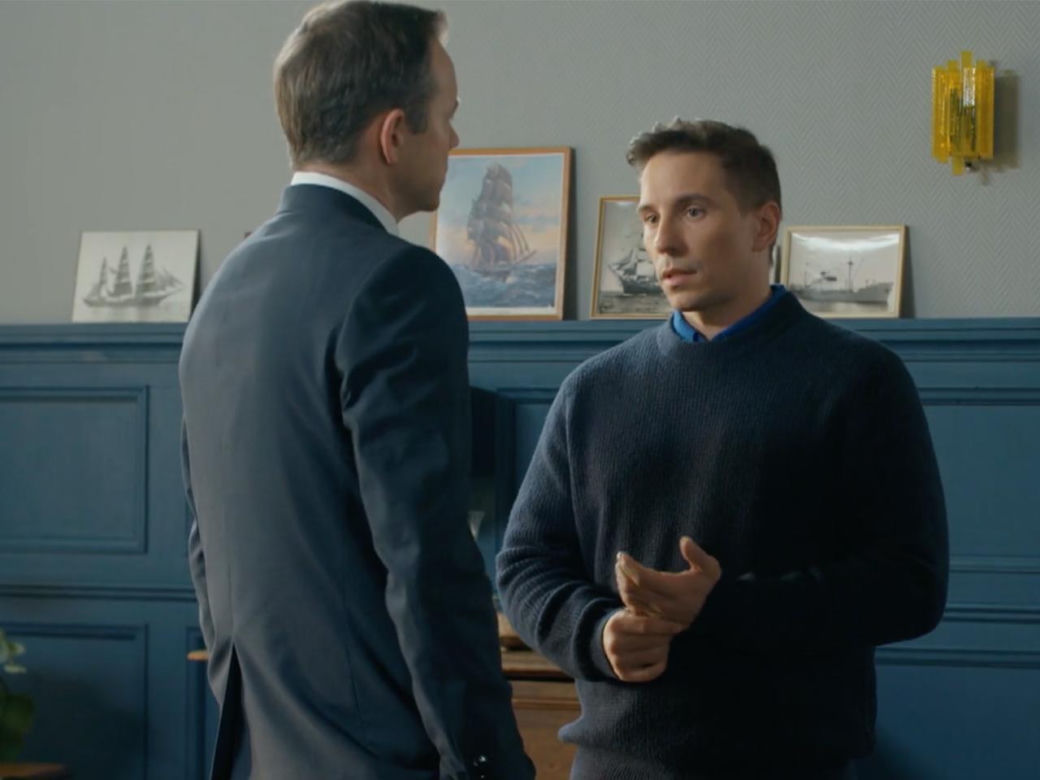Barwy szczęścia, odcinek 3197: Bruno (Lesław Żurek), Tomasz (Jakub Sokołowski) 