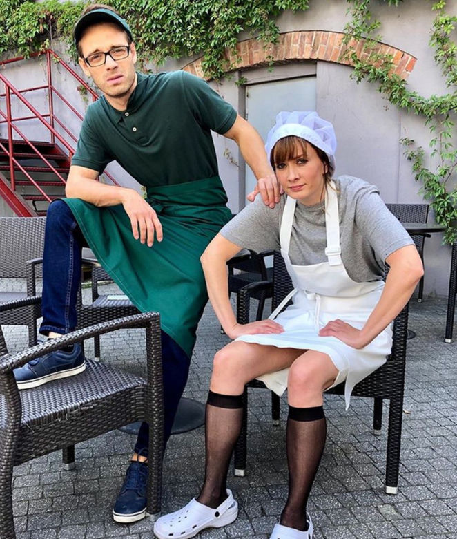 Przyjaciółki 14 sezon. Zuza (Anita Sokołowska), Dagmar (Marcin Korcz)