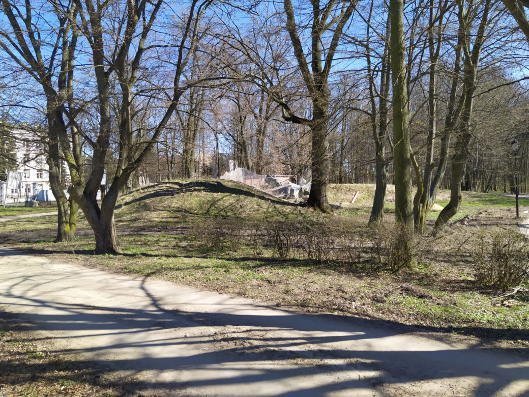 Park Aleksandria w Siedlcach w czasie remontu i prac rewitalizacyjnych - 29.03.2023