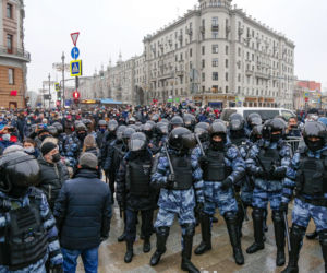 Protesty w Rosji po aresztowaniu Aleksieja Nawalnego