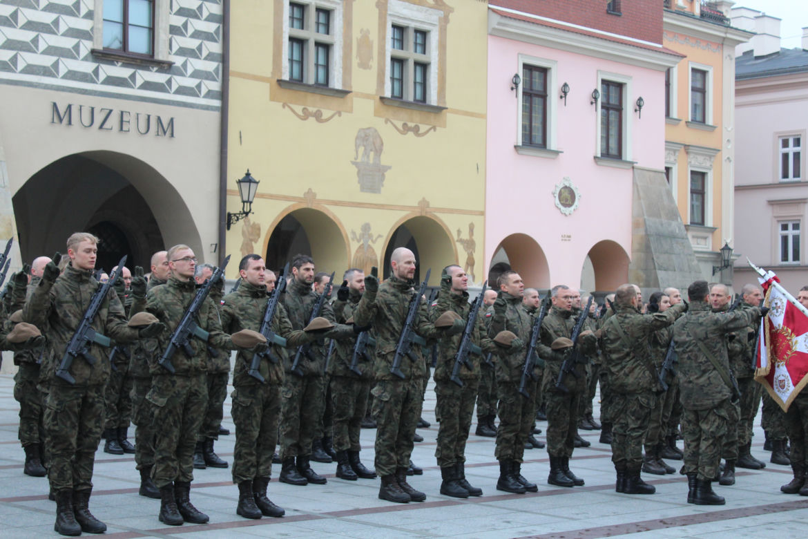 Przysięga wojskowa w Tarnowie
