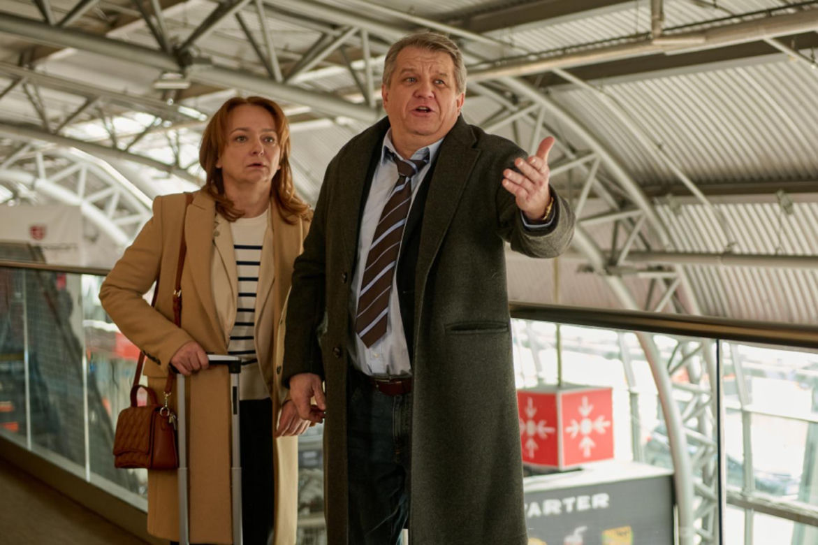 Na Wspólnej odc. 4044: Teresa Bednarczuk (Izabela Dąbrowska), Marek (Grzegorz Gzyl)