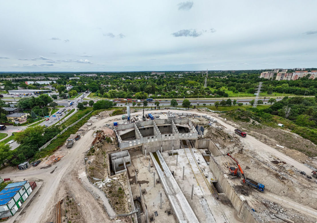 Trwa budowa tunelu pod Łodzią