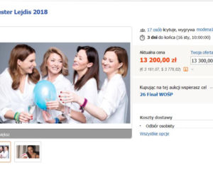 Najlepsze aukcje WOŚP 2018 