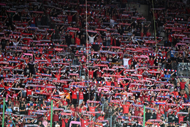 Wisła Kraków - Wrexham. Kibice
