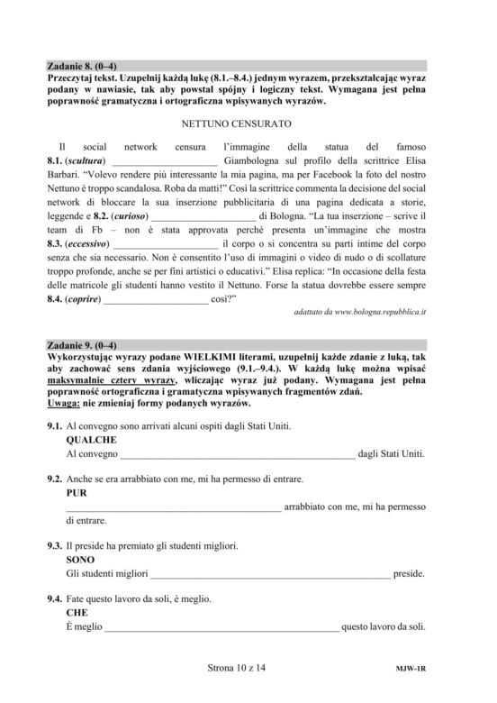 Matura 2020: J. rosyjski - poziom rozszerzony [ARKUSZ, ODPOWIEDZI]