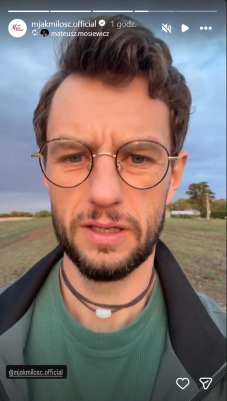 M jak miłość nowy sezon na planie. Mariusz (Mateusz Mosiewicz)