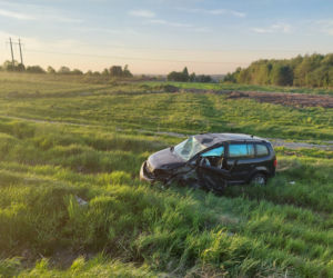 PILNE! Groźny wypadek na DK 42 w Wąchocku. Jedna osoba w szpitalu