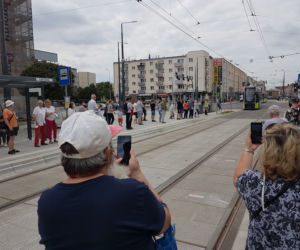 Tramwaje wróciły do Gorzowa. Było tłoczno. Czasami nawet za bardzo. 