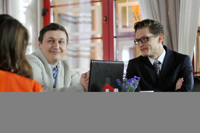 Na Wspólnej 2286, Maks (Adam Fidusiewicz), Misia Jarecka (Sylwia Boroń), Filip (Marcin Chochlew)