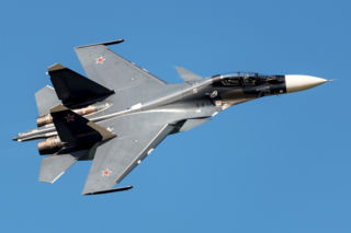 Rosyjski myśliwiec Su-30 runął na ziemię. Znamy los załogi samolotu