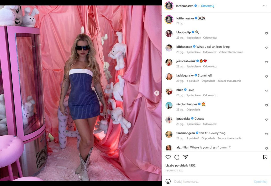 Lottie Moss znalazła miłość! Pokochał modelkę z tatuażem na twarzy