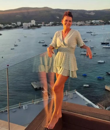 Agnieszka Radwańska na wakacjach