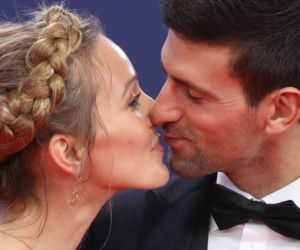 Novak Djoković z żoną