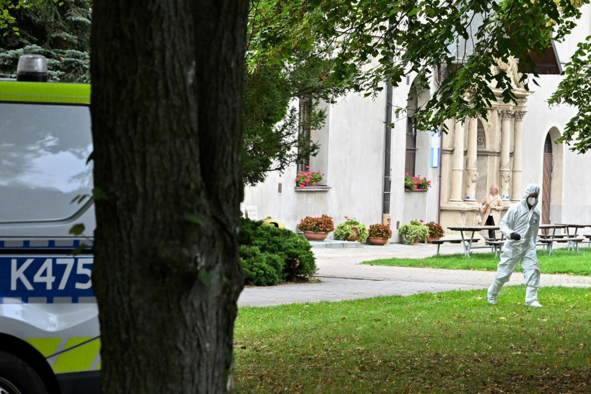 Nagranie po ataku nożownika w Jarosławiu. To on doprowadził do krwawej masakry