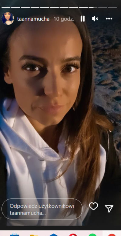 M jak miłość. Magda (Anna Mucha) na planie