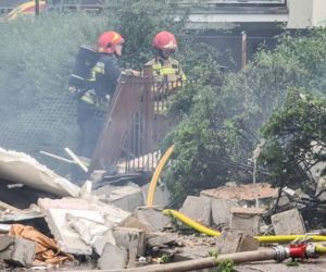 Toruń: Potężna eksplozja na ul. Wybickiego! Z domu nic nie zostało [ZDJĘCIA]