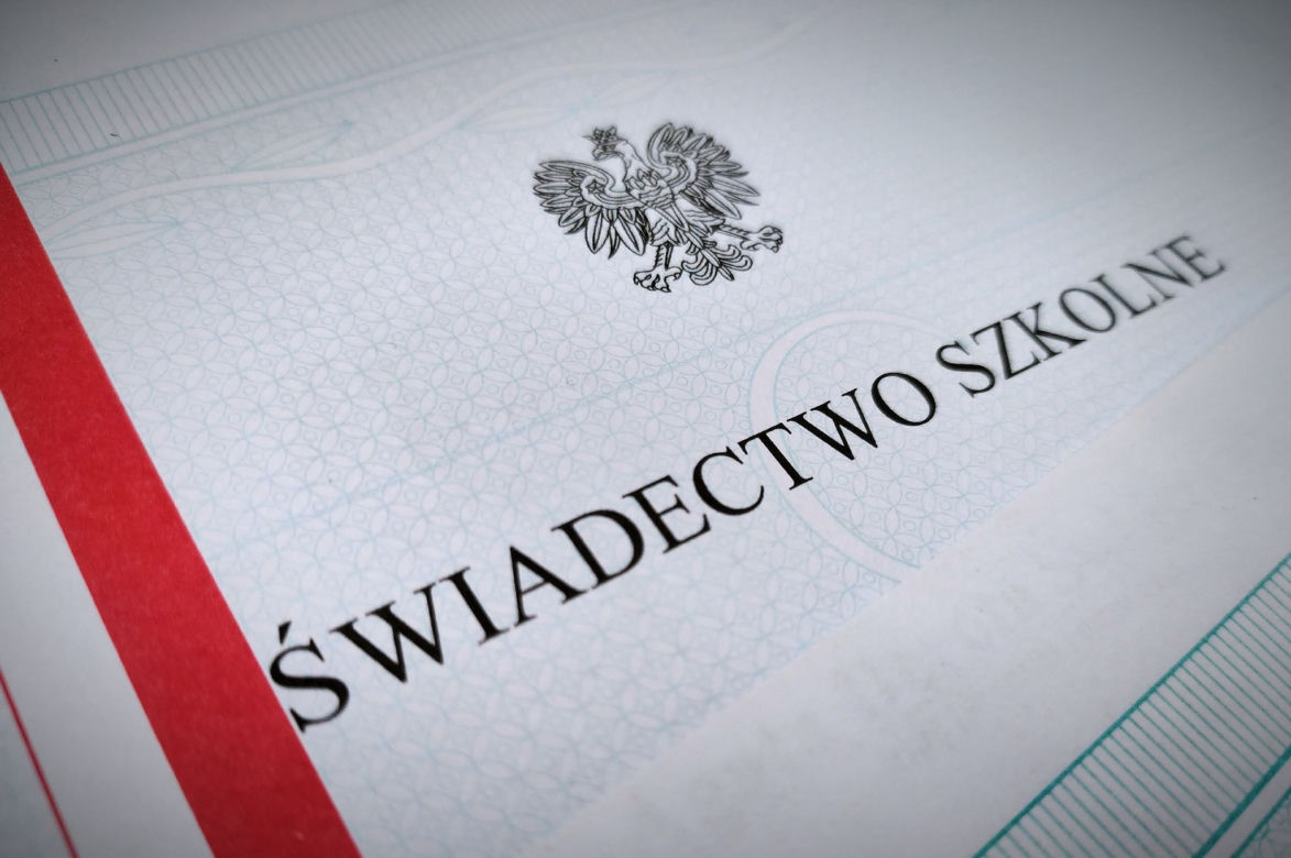 Świadectwo szkolne 