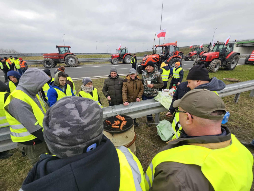 Protest rolników na Podkarpaciu