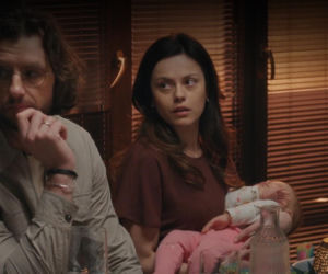 M jak miłość odc. 1929. Kasia (Paulina Lasota), Mariusz (Mateusz Mosiewicz)