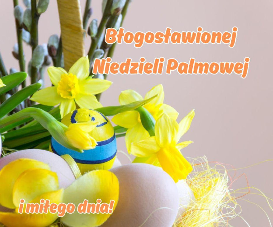 Niedziela Palmowa - kartka do wysłania