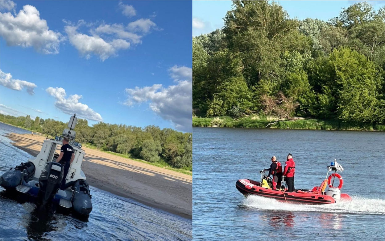 Akcja policji i toruńskiego WOPR. Nieodpowiedzialni spacerowicze pouczeni