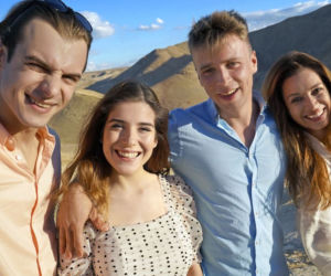 Barwy szczęścia, odciek 2236. Miriam (Sandra Herbich), Agata (Natalia Zambrzycka), Patryk (Konrad Skolimowski), Paweł (Mateusz Rzeźniczak)