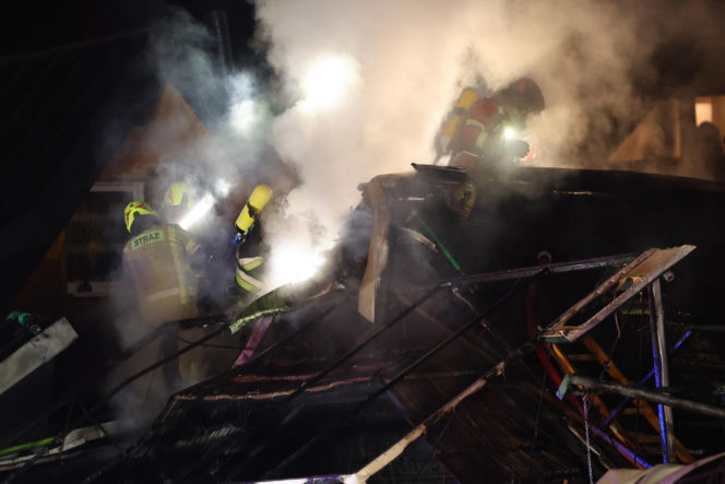 Pożar lokalu na Krupówkach