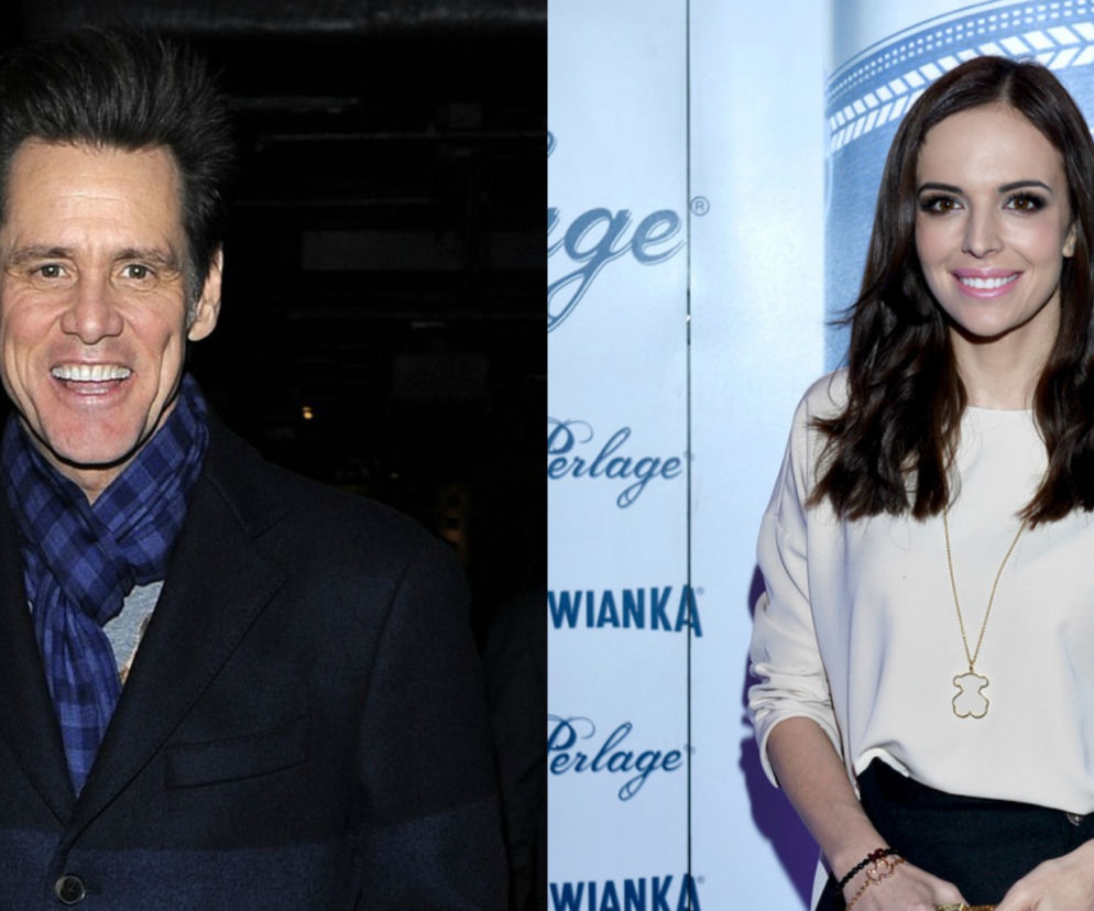 Anna Wendzikowska i Jim Carey w jednym filmie