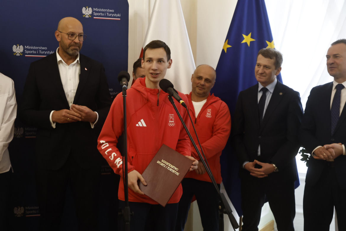 Kacper Tomasiak, Władimir Semirunnij i inni na spotkaniu u Ministra Sportu