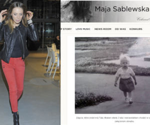 Maja Sablewska jako dziecko