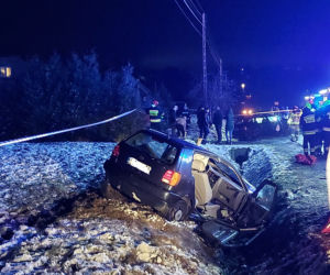 Wypadek w Parszowie 11.02.2022 