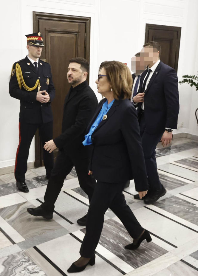 Wołodymyr Zełenski, Małgorzata Kidawa-Błońska