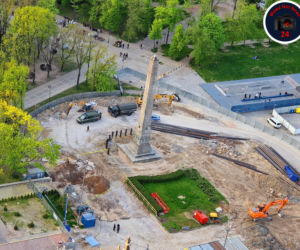 Akcja saperow pod Pałacem Kultury