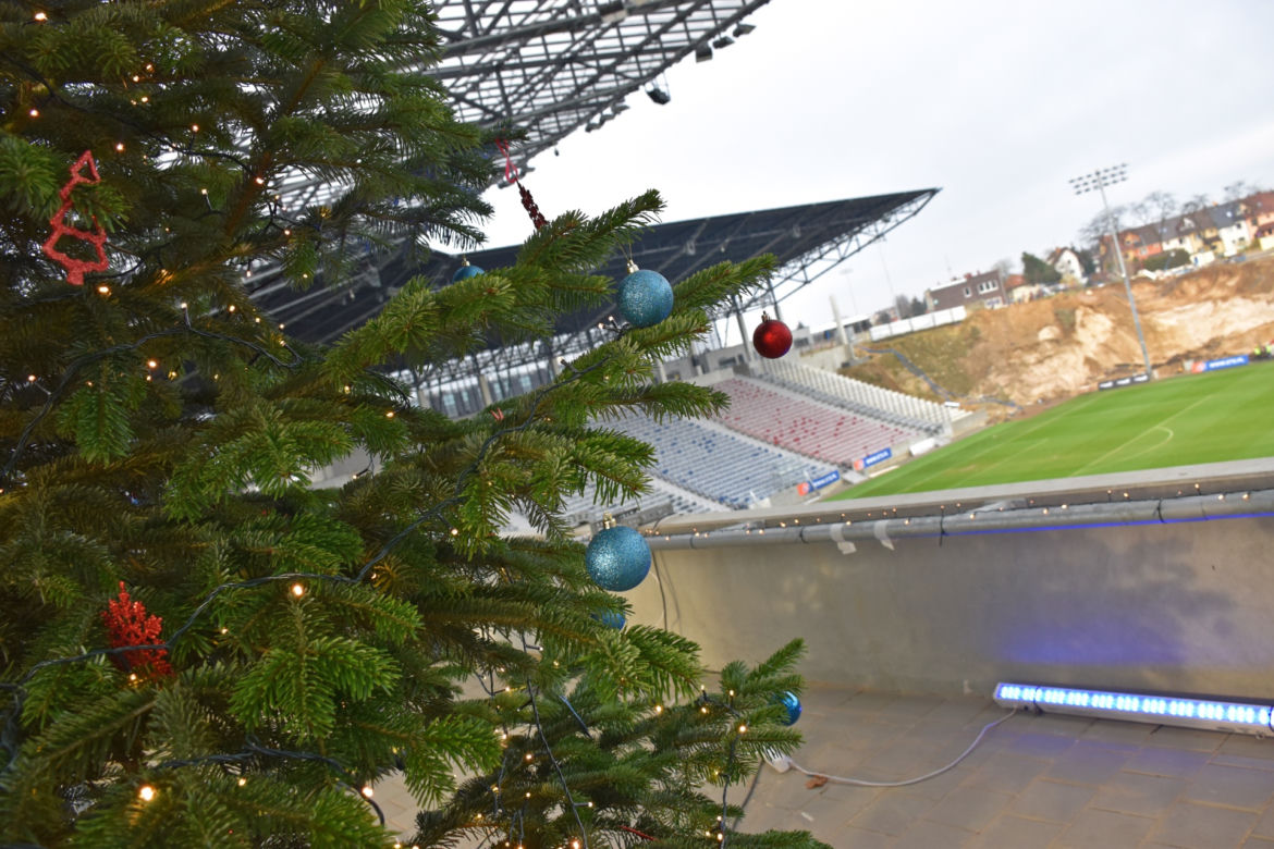 Budowa stadionu w Szczecinie - grudzień 2020