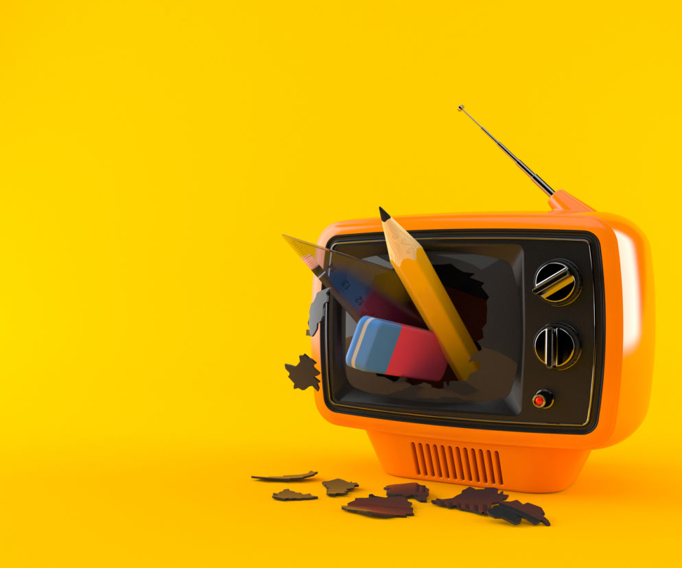 Telewizja edukacyjna w czasie epidemii - wpadki prowadzących