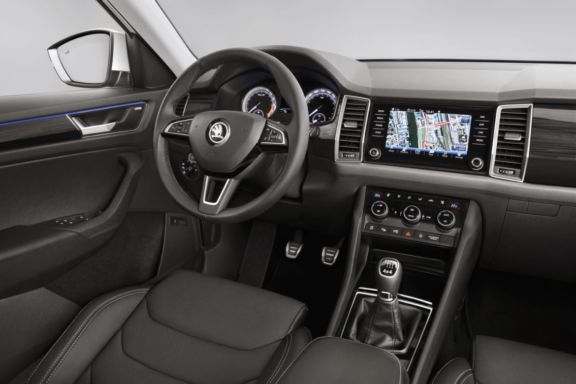 Skoda Kodiaq wnętrze