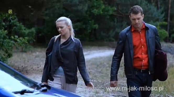 M jak miłość. Joasia (Barbara Kurdej-Szatan), Tomek (Andrzej Młynarczyk)