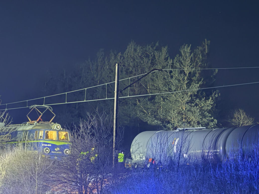 Wypadek kolejowy pod Warszawą