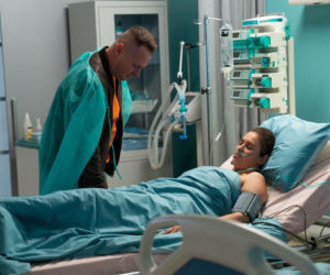 Na dobre i na złe odc. 984. Aleś Zagajewski (Paweł Małaszyński), Iga Kaczorowska (Anna Szymańczyk)