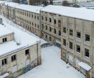 Ruiny fabryki przy Okopowej 78 w Warszawie