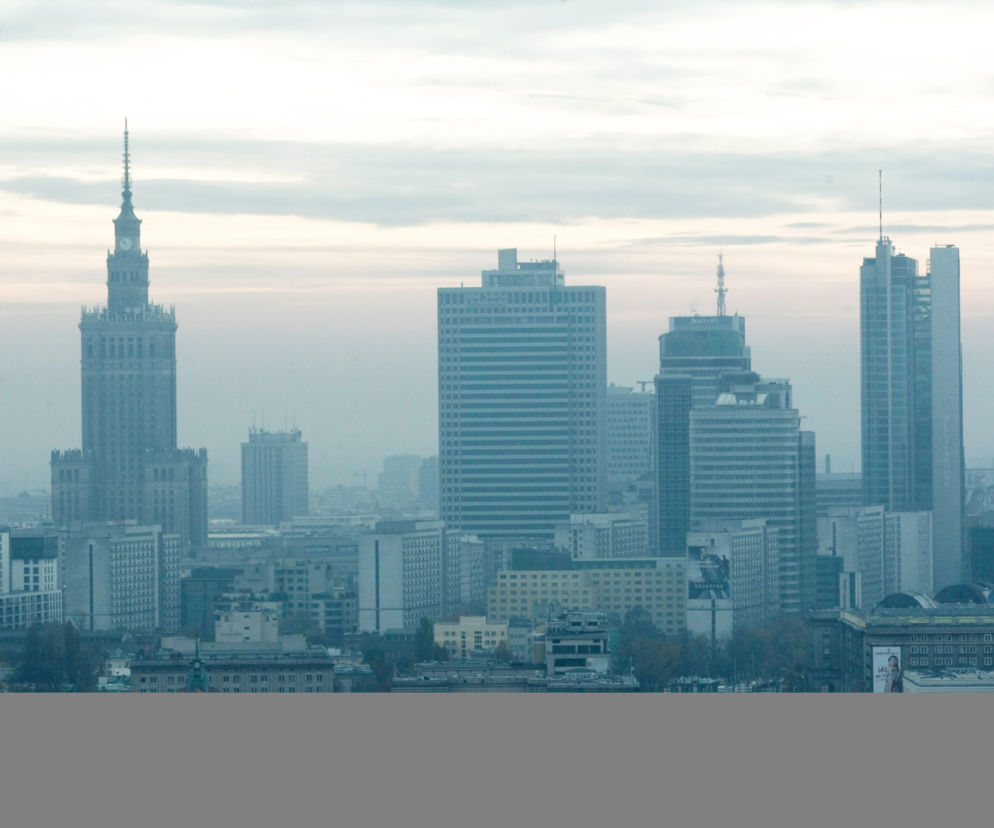 Warszawa, miasto, panorama, pałac kultury