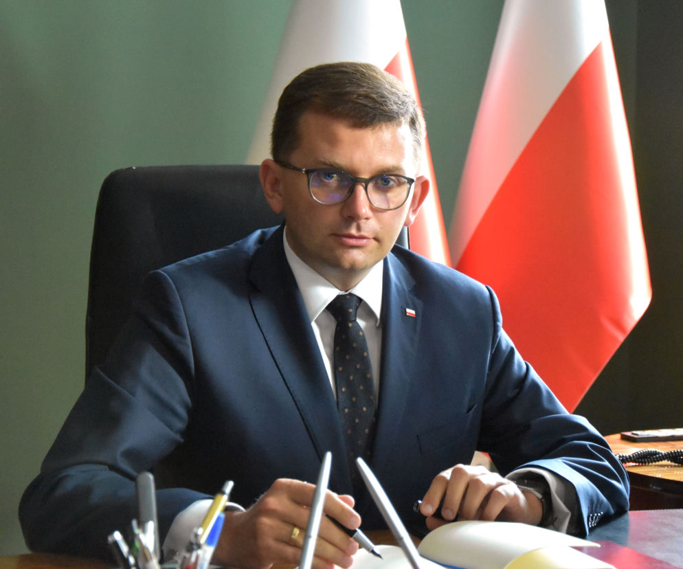 Wojewoda małopolski Łukasz Kmita