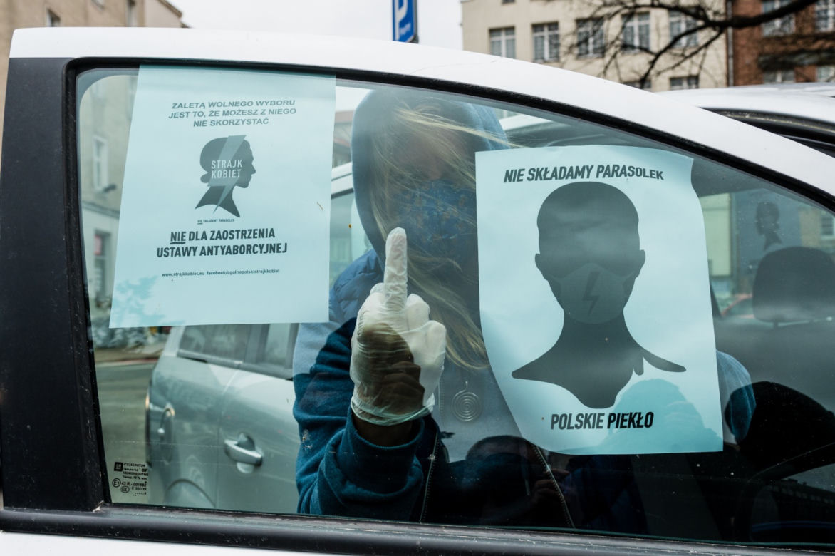 Strajk kobiet w Trójmieście. Awantura w centrum Gdańska