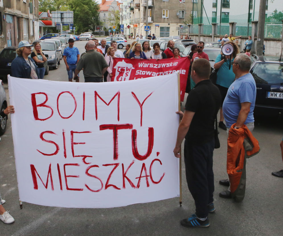 Protest na Środkowej 23
