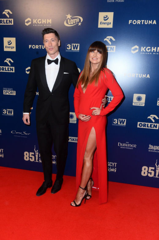 Anna i Robert Lewandowscy 2020 r.